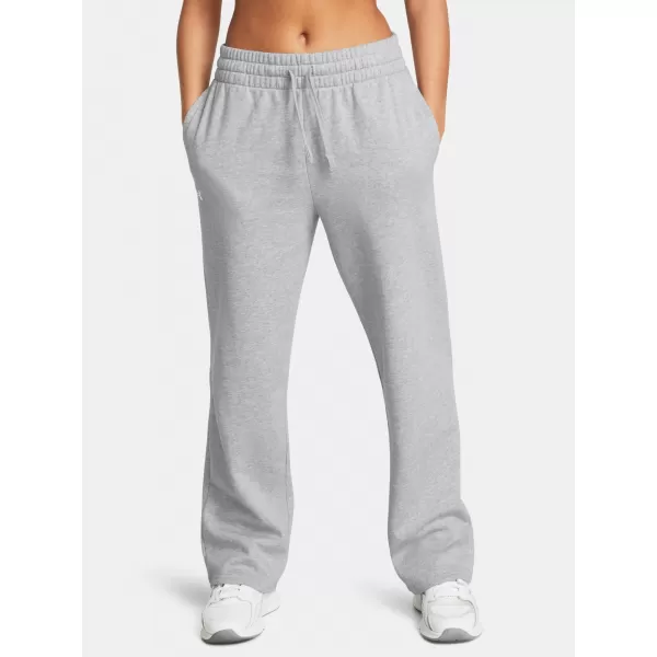  Sporthose für Damen UNDER ARMOUR UA RIVAL FLC STRAIGHT PANT 1381847-011 GRAU 