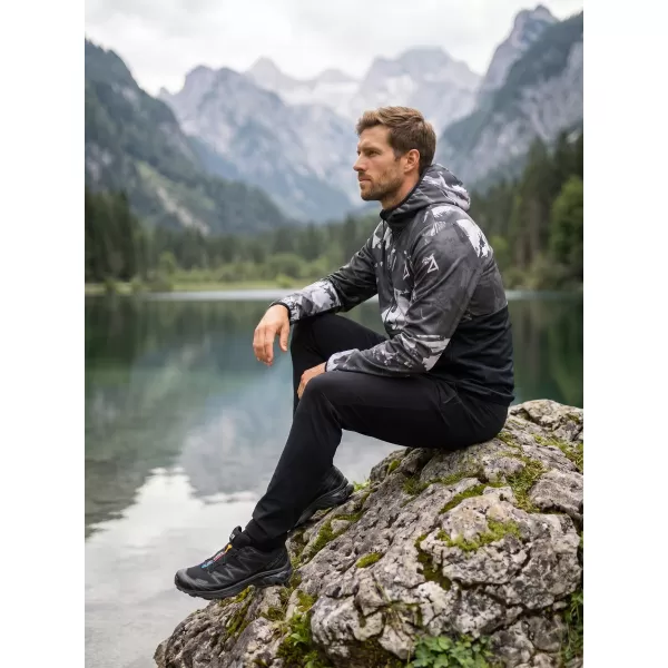  Premium-Softshelljacke für Herren ALTISPORT VOJ/ALM125JACK01 MASKE/SCHWARZ 