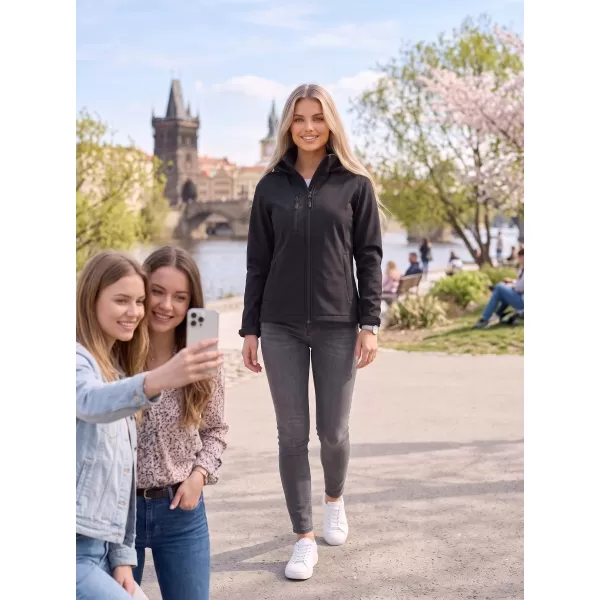  Softshelljacke für Damen ALTISPORT NoPrint NP/ALW945 EBENHOLZGRAU 