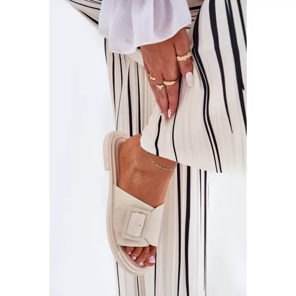  Damenhausschuhe D&A SJ2302-01 BEIGE 