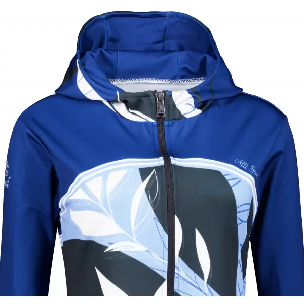  Hochwertiges Damen-Sweatshirt mit Reißverschluss ALTISPORT VOJ/ALW128MI02 BLAU UND WEIß 