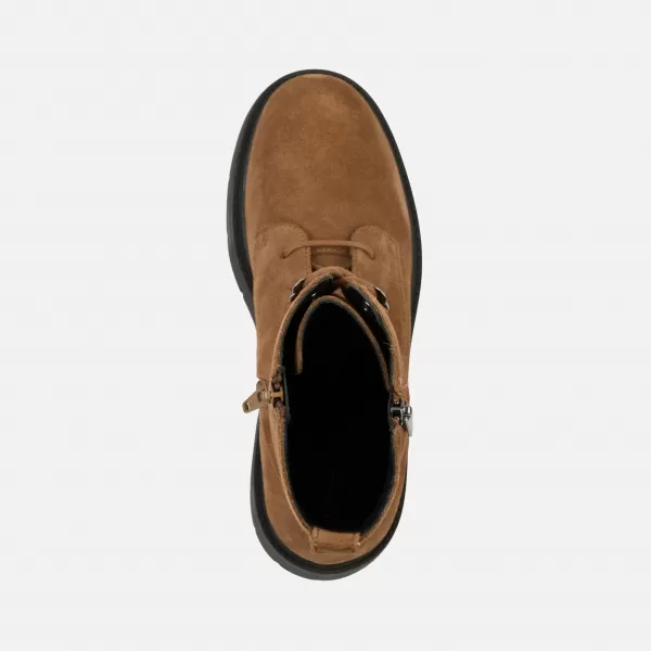  Damen-Stiefeletten GEOX SPHERICA EC7 G004252 BRAUN 