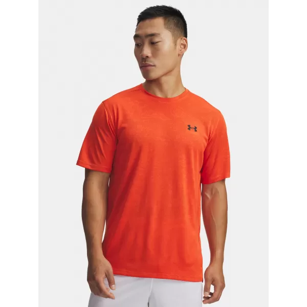  Herren-T-Shirt UNDER ARMOUR UA TECH VENT JACQUARD SS 1377052-844 ORANGE 