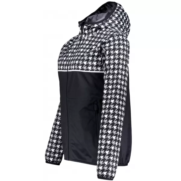  Premium-Softshelljacke für Damen ALTISPORT VOJ/ALW048JACK01 SCHWARZ UND WEIß 