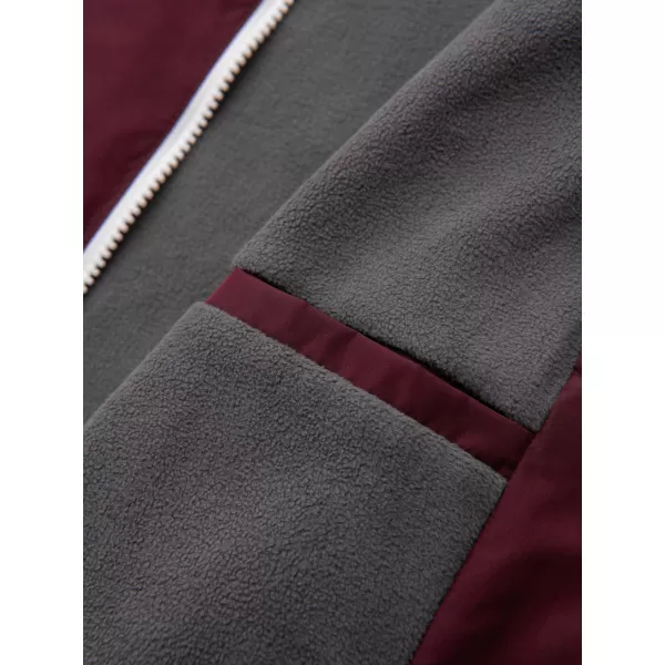  Herrenjacke OMBRE OM-JANP-0242 BURGUNDERGRAU 