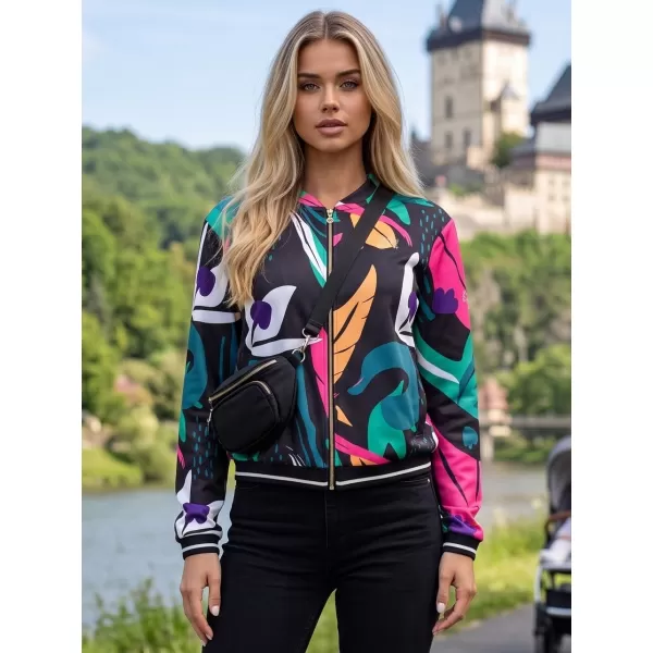  Damenjacke ALTISPORT HADARIT SCHWARZES MUSTER 