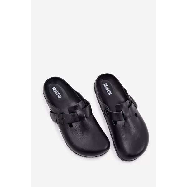  Herrenhausschuhe BIG STAR RR174A022 SCHWARZ Big Star Shoes 