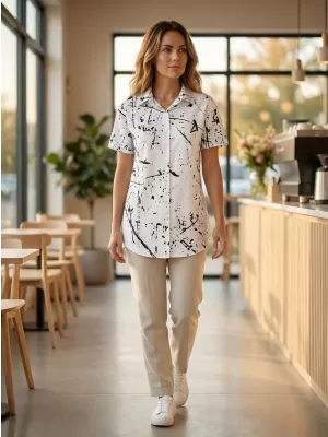 Premium-Shirt für Damen ALTISPORT VOJ/ALW034KOS01 WEIß