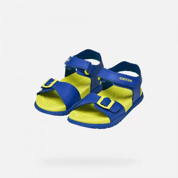  Sandalen für Jungen GEOX GHITA J35HMA000BCCK42H BLAU 