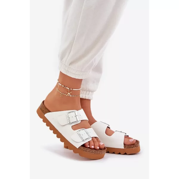  Damenhausschuhe BIG STAR LL274480 WEISS Big Star Shoes 
