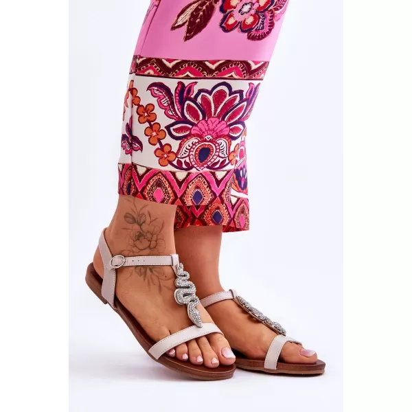  Damensandalen S.BARSKI KV-5541-42 BEIGE 