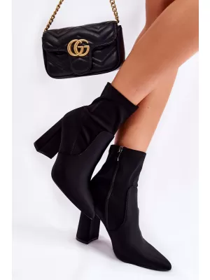 Damenschuhe mit Absatz BOTO AMILE 21345 SCHWARZ