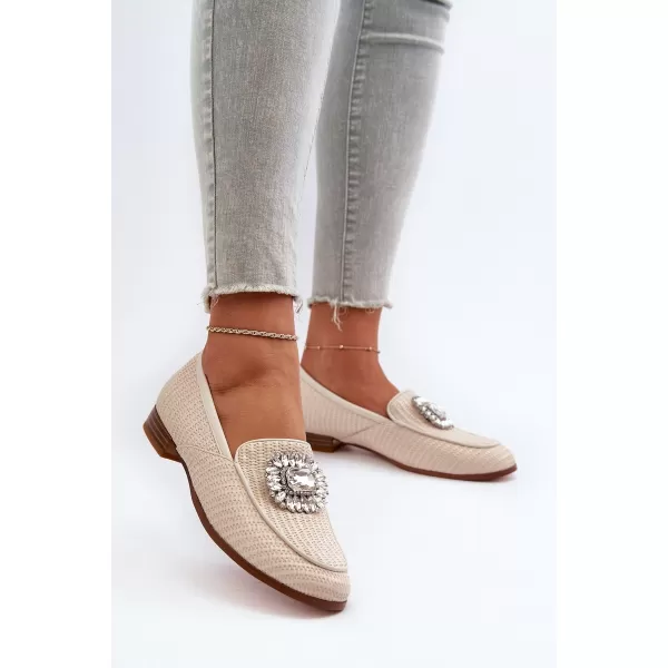  Damenmokassins D&A MR38-676 BEIGE 