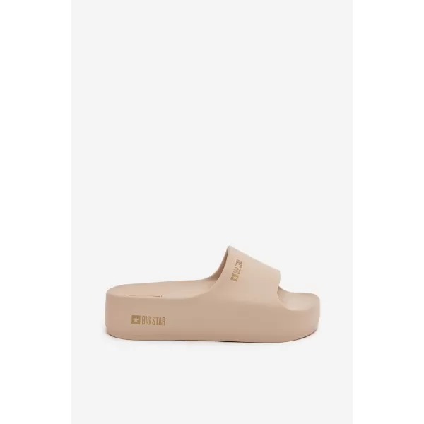 Damenhausschuhe BIG STAR SS274722 BEIGE Big Star Shoes 