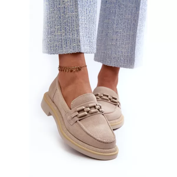  Damenmokassins S.BARSKI HX52-222 BEIGE 
