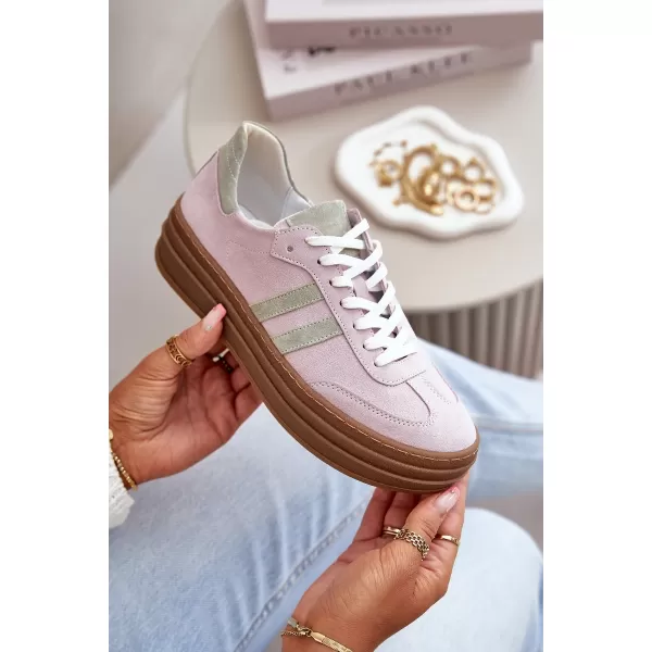  Damen-Sneaker ZAZOO N1068S4 LILA 