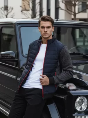 Herrenjacke DSTREET TX4397 DUNKELBLAU
