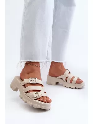 Damen-Flip-Flops ZAXY NN285042 BEIGE
