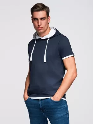 Herren-T-Shirt OMBRE OM-TSCT-0256 MARINEBLAU
