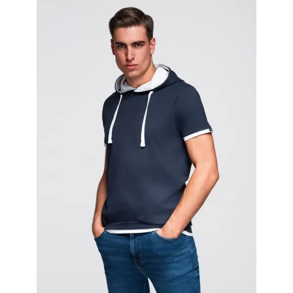  Herren-T-Shirt OMBRE OM-TSCT-0256 MARINEBLAU 