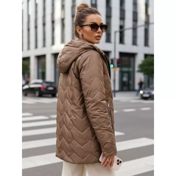  Damenjacke DSTREET TY5608 BRAUN 