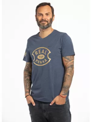 Herren-T-Shirt SAM 73 PROKREPU 003 SILBER/GRAU