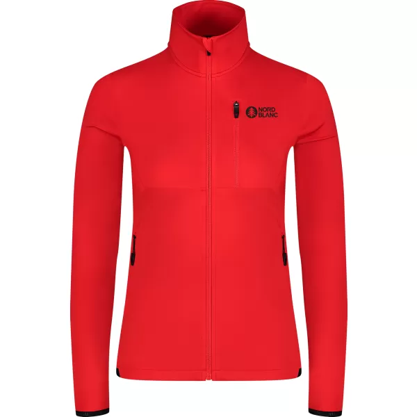  Powerfleece-Sweatshirt für Damen NORDBLANC SEDGE NBWFL8291 ROT 