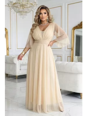 Kleid NUMOCO 654-2 CHAMPAGNERBEIGE