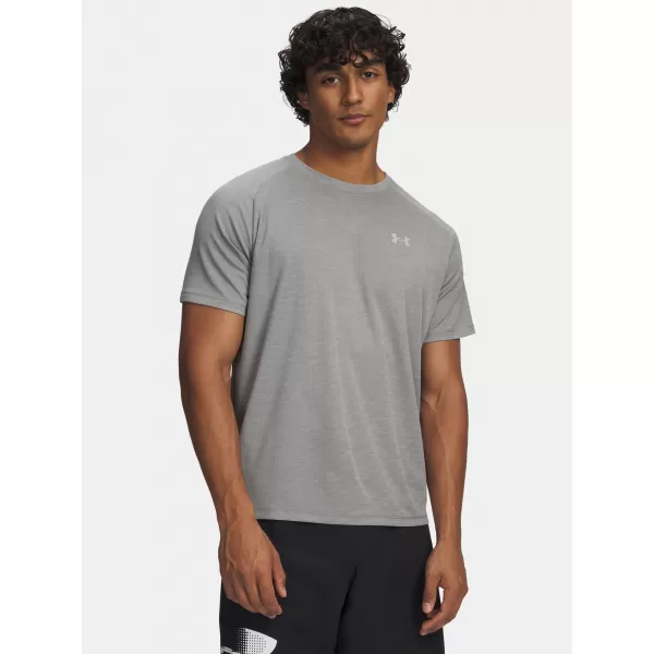  Herren-T-Shirt UNDER ARMOUR TECH TEXTURED SS 1382796-709 GRÜN 