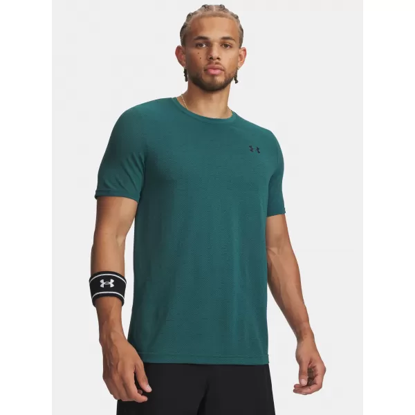  Herren-T-Shirt UNDER ARMOUR VANISH SEAMLESS NOVELTY SS 6010603-338 GRÜN 