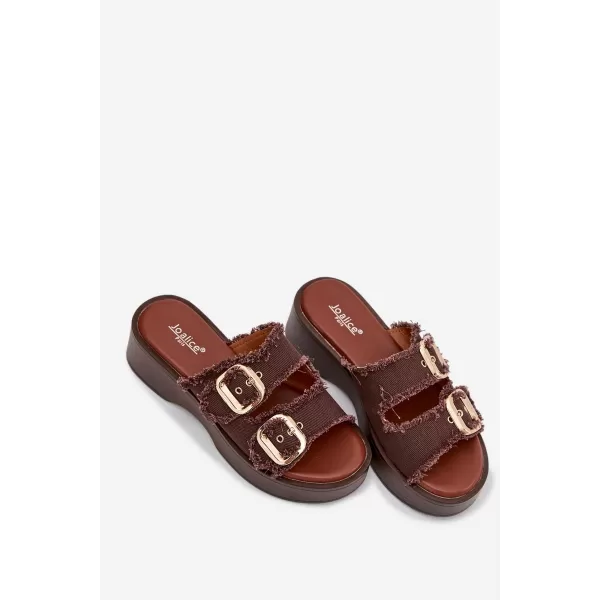  Damenhausschuhe BOTO RENELISSE 41325 BRAUN 