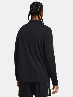 Herren-T-Shirt UNDER ARMOUR VANISH ELITE SEAMLESS 1/4 ZP 1382798-001 SCHWARZ
