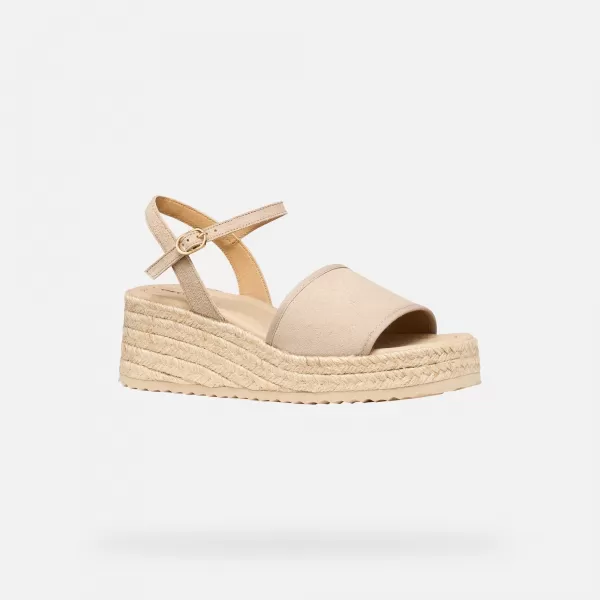  Damensandalen GEOX ALEMERIA G012887 BEIGE 