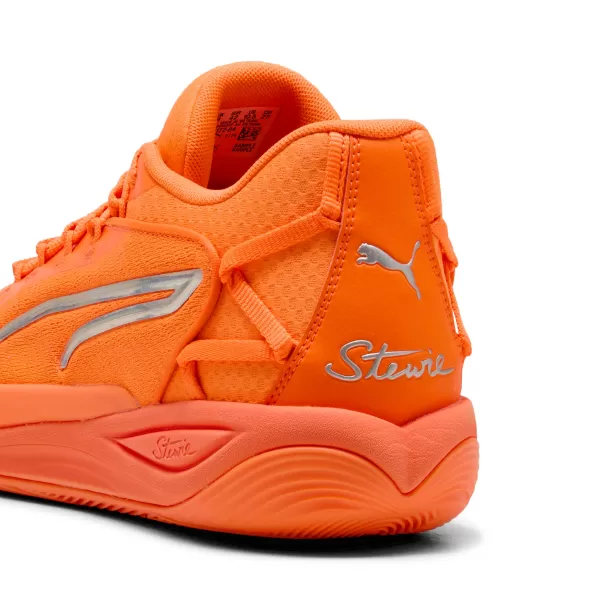  Damenschuhe PUMA STEWIE 4 FLAWLESS 312172-04 SONNENSTRAHL/FLUORORANGEFARBENER HUND 