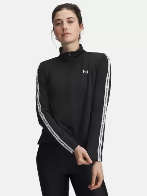 Damen-Sweatshirt UNDER ARMOUR UA TECH WM TAPE HALF ZIP 6005100-004 SCHWARZ