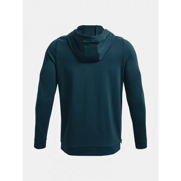  Herren-Sweatshirt UNDER ARMOUR RUSH ALL PURPOSE FZ HD BLAU 