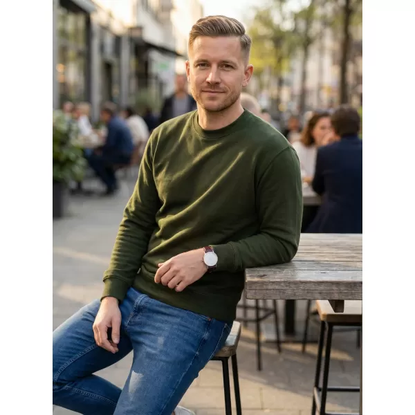  Sweatshirt ALTISPORT NoPrint NP/ALU624 MILITÄR 