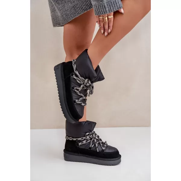  Schneemänner für Frauen D.FRANKLIN DFSH375003 SCHWARZ 