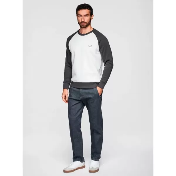  Herren-Sweatshirt OMBRE OM-SSNZ-0239 CREME UND GRAPHIT 