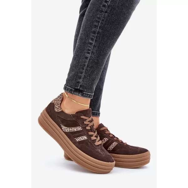  Damenschuhe ZAZOO N1176 BRAUN/BEIGE 