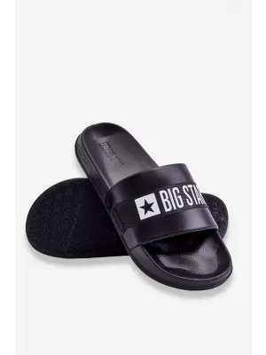Herren-Flip-Flops BIG STAR LL174458 SCHWARZ Big Star Shoes
