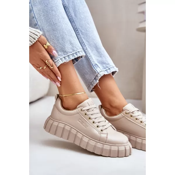  Damenschuhe BIG STAR MM274618 BEIGE Big Star Shoes 