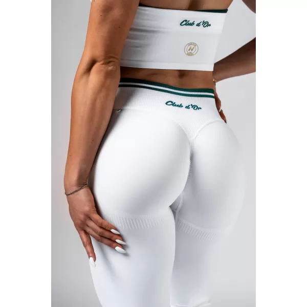  Push-up-Leggings mit hoher Taille CLUB DOR 629 WHITE Nebbia 