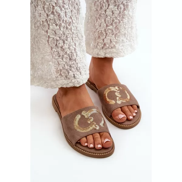  Damen-Flip-Flops S.BARSKI KV27-052 TAUPE 