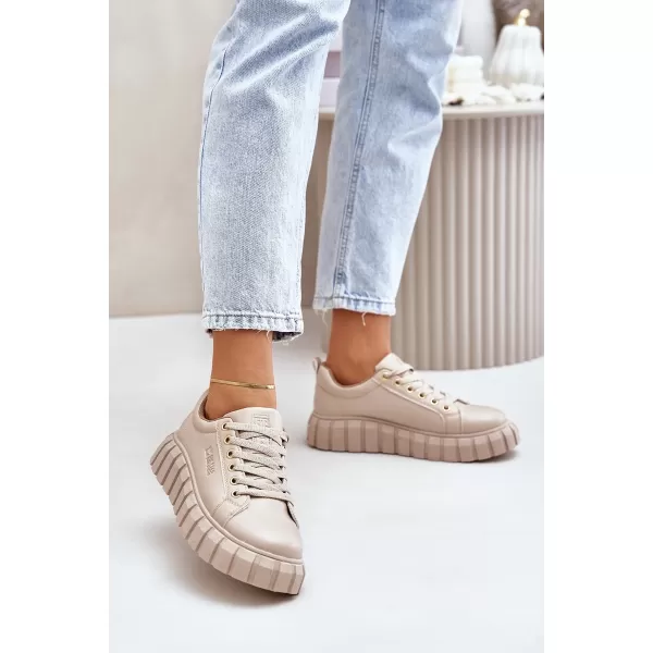  Damenschuhe BIG STAR MM274618 BEIGE Big Star Shoes 