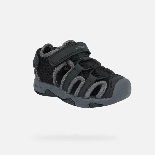  Sandalen für Jungen GEOX MULTY B650FA05014C9999 SCHWARZ 