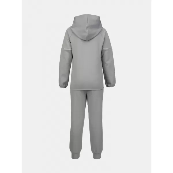  Jungen-Set UNDER ARMOUR UA DOUBLE KNIT FZ SET UAFII1NE-053 GRAU 