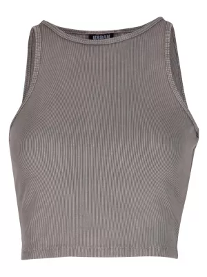 Damen-T-Shirt URBAN CLASSICS TB7482A STAHLGRAU