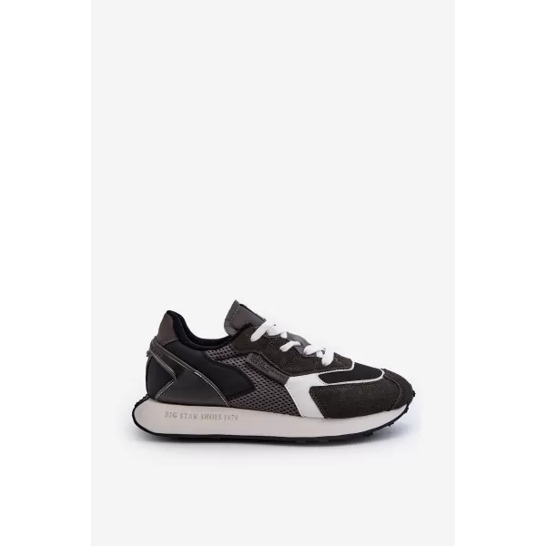  Herren-Sneaker BIG STAR NN174347 SCHWARZ Big Star Shoes 