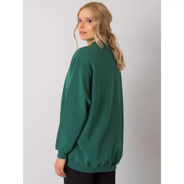  Damen-Sweatshirt BASIC FEEL GOOD RV-BL-5185.90P DUNKELGRÜN 